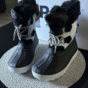 NEW- PAJAR Opal Nylon Waterproof Winter Snow Boots 6